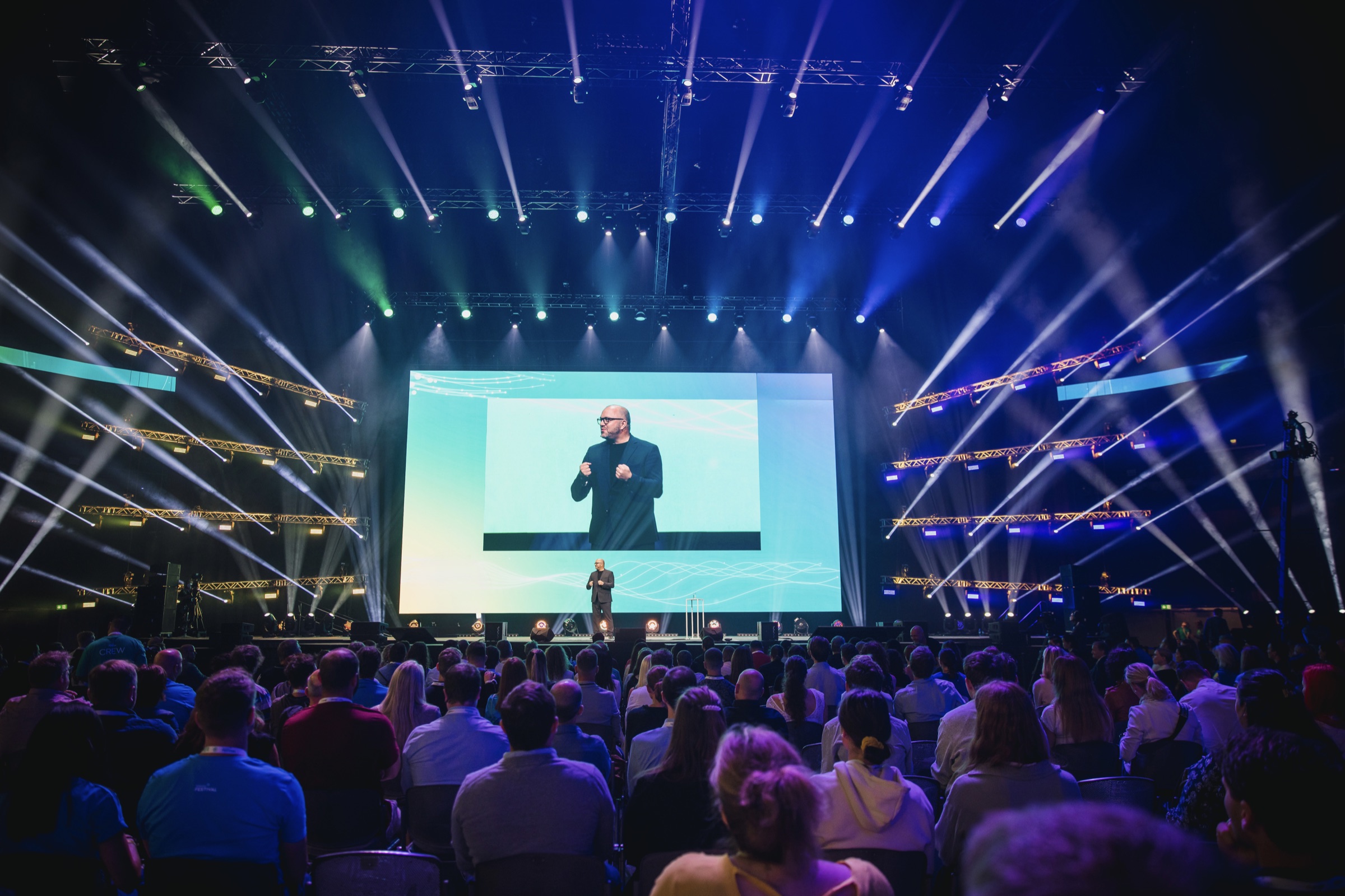 Michael Ehlers auf der Greator Main Stage in der Lanxess Arena in Köln